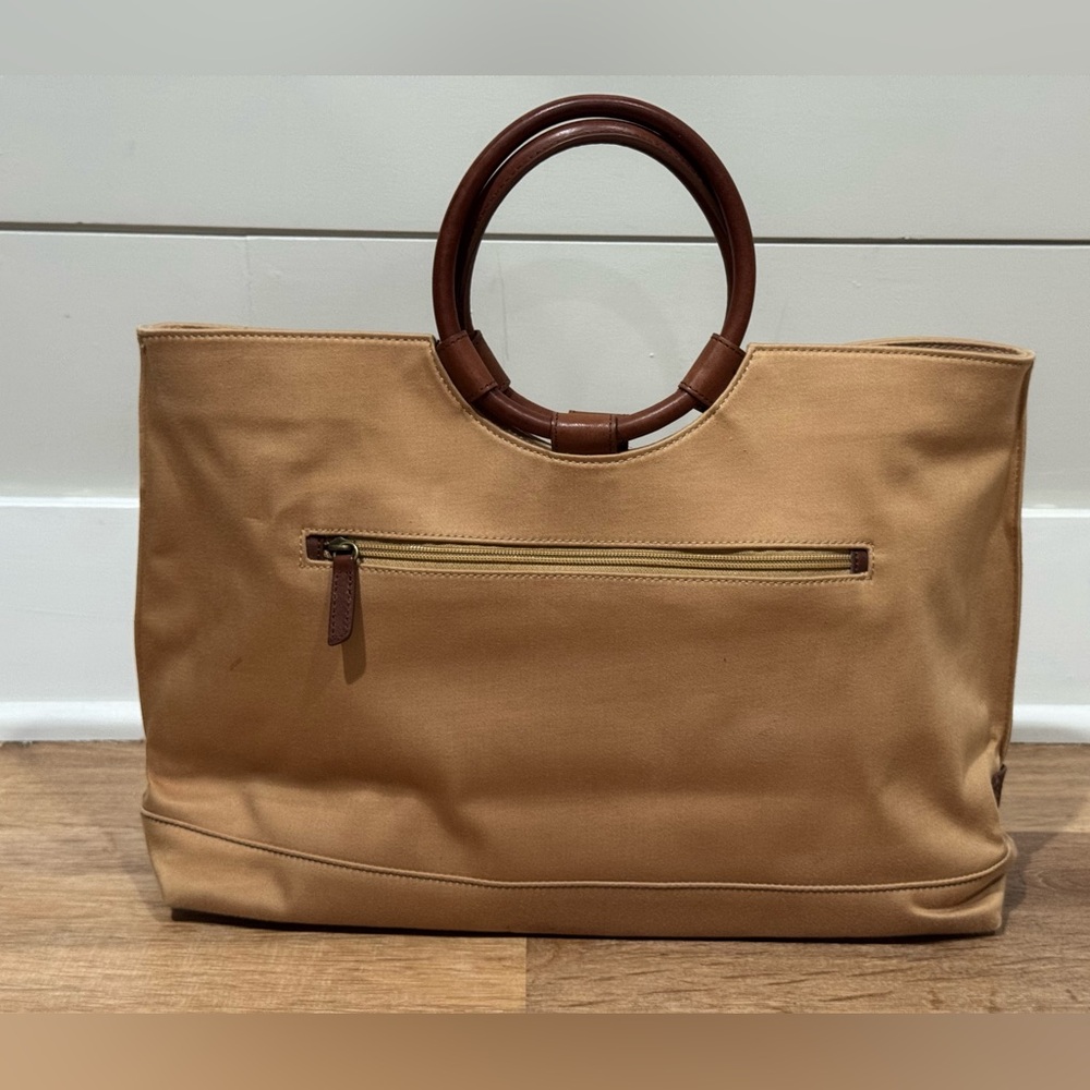 Vintage Y2K Fossil Tan Large Handbag - Picture 4 of 15